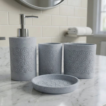 Urban Ridge Ceramic Bathroom Set