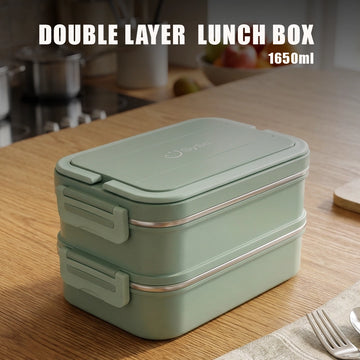 Syso Premium Double Layer Lunch Box (1650ml) – Durable & Travel-Friendly