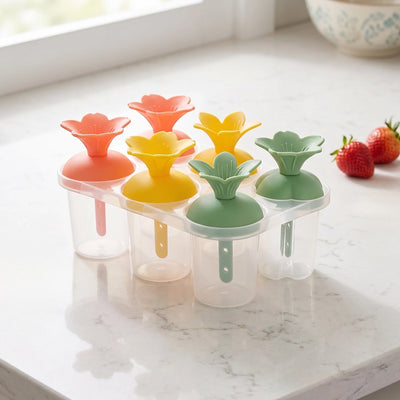 Mini Flower Ice Pop Mould Set
