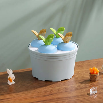 Small Potted Ice Mould with Lid