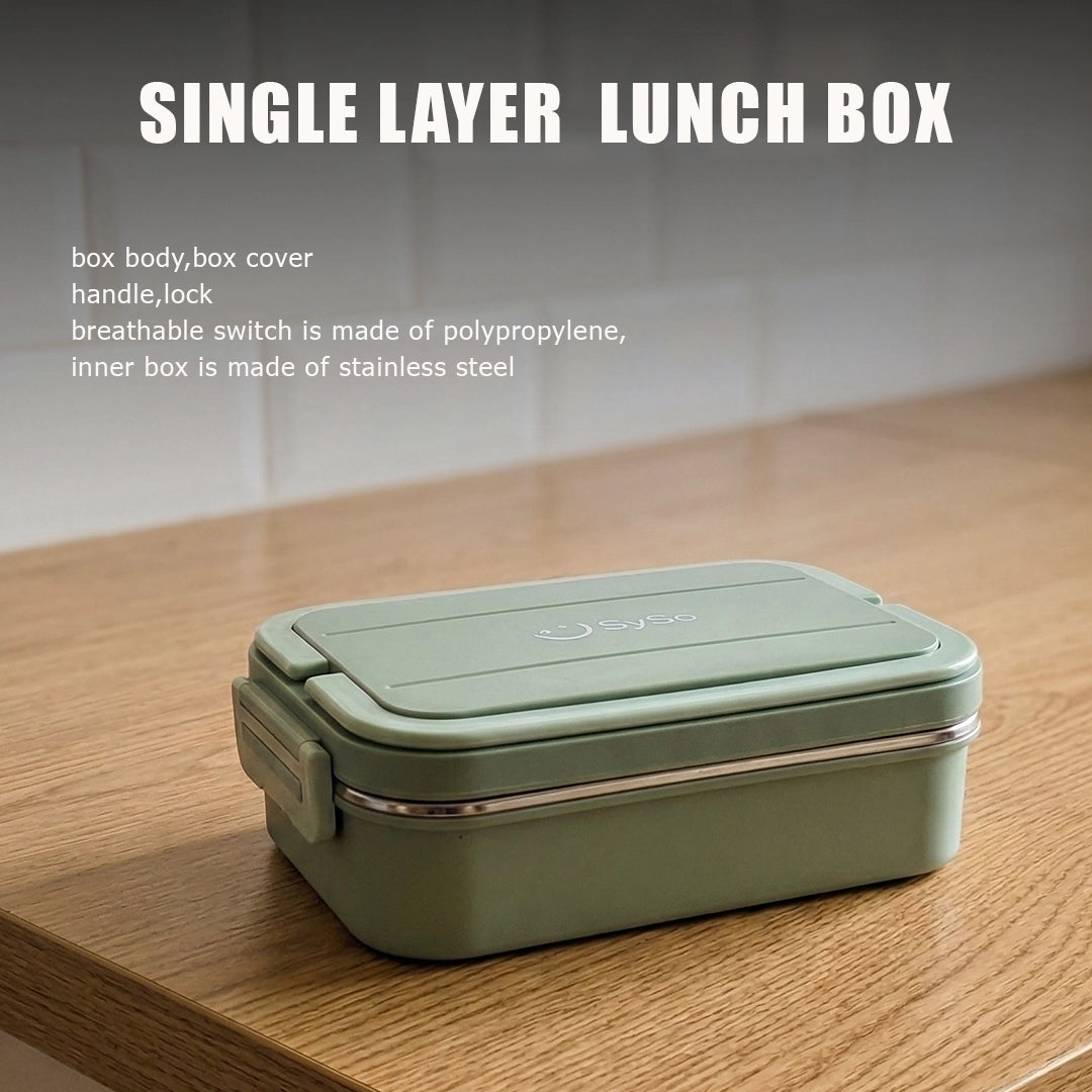 Syso Premium Single Layer Lunch Box (900ml) – Durable & Travel-Friendly