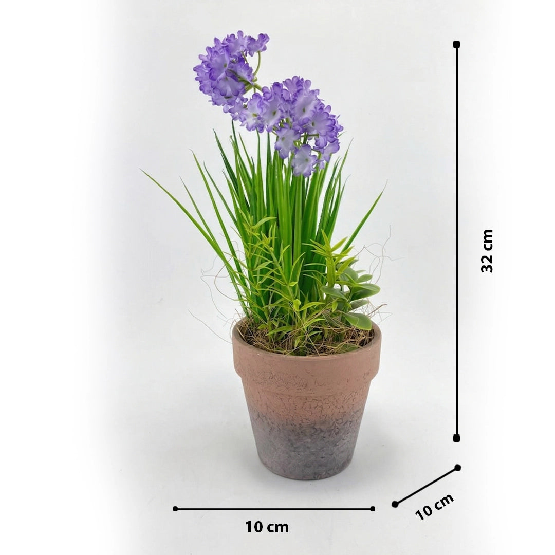 Lavender Meadow Decorative Pot