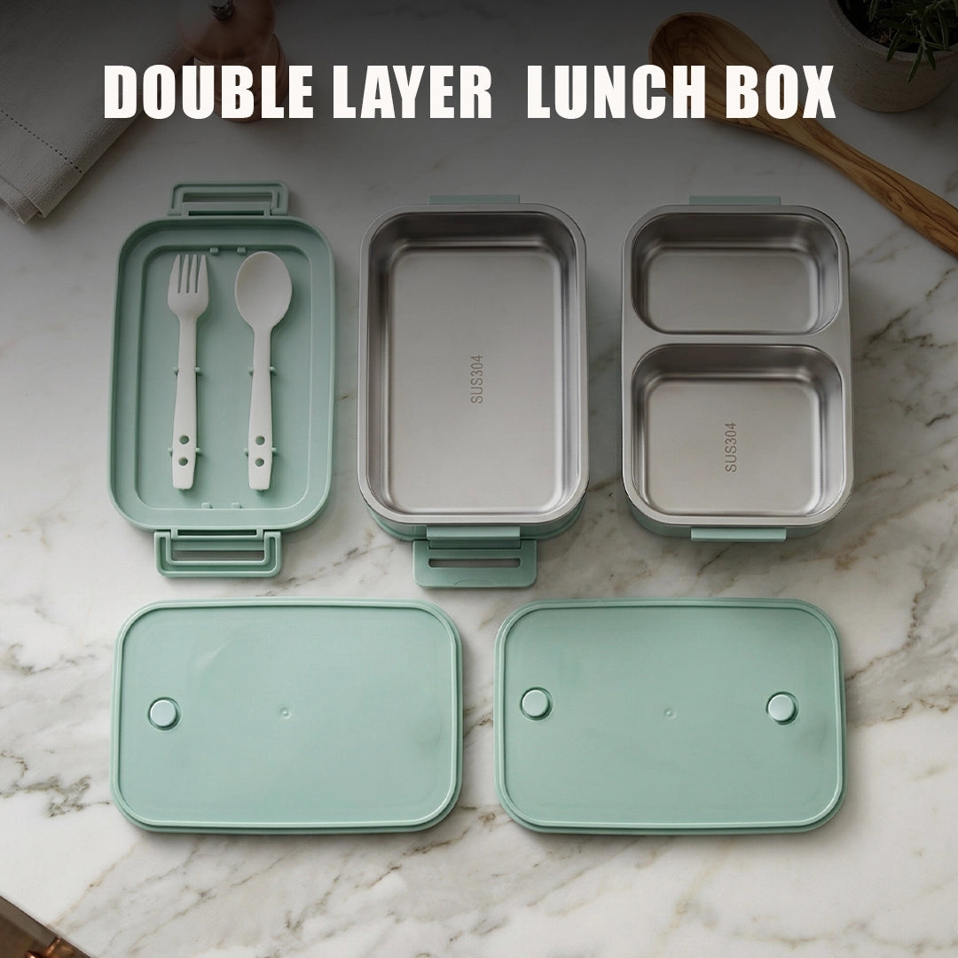 Syso Premium Double Layer Lunch Box (1650ml) – Durable & Travel-Friendly