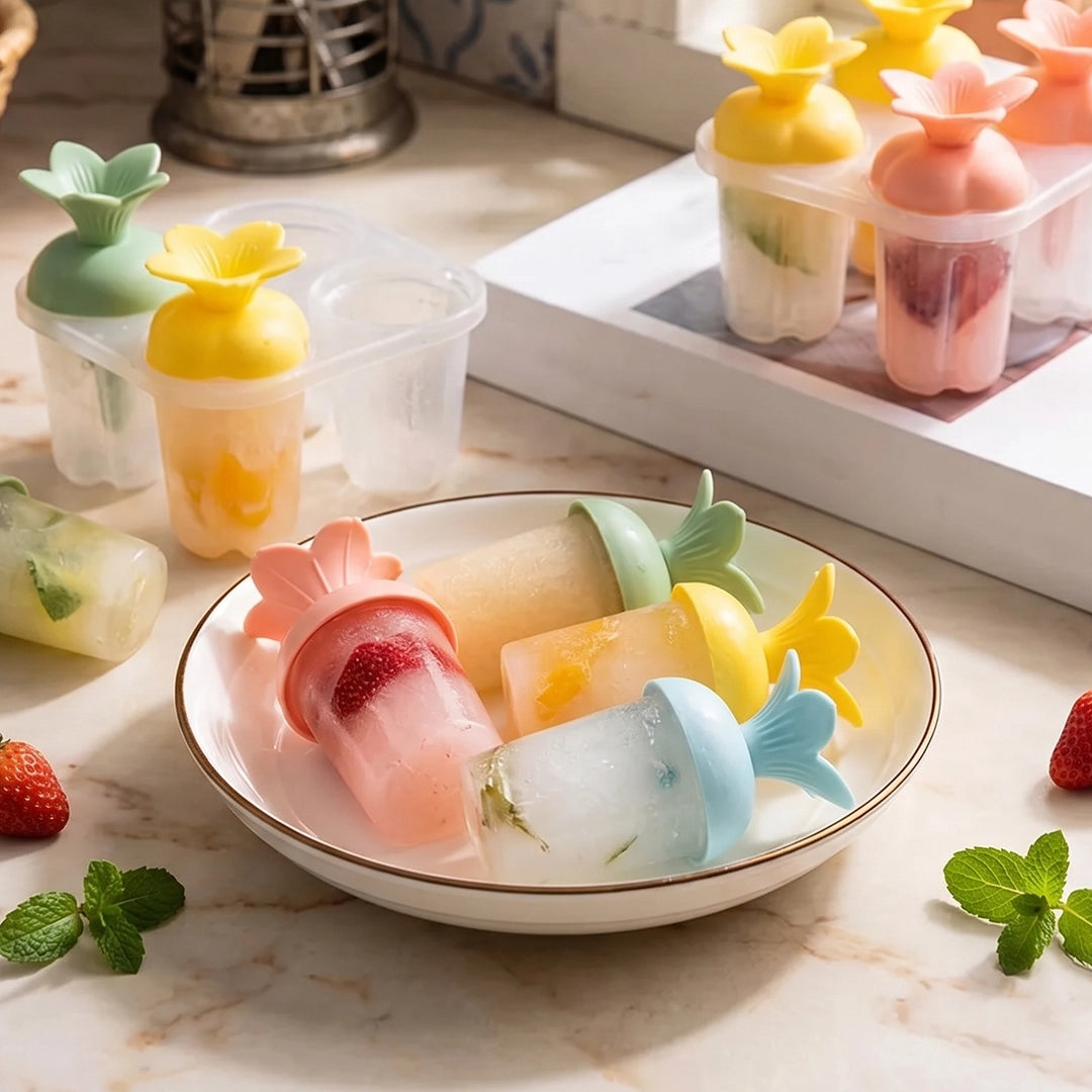 Mini Flower Ice Pop Mould Set