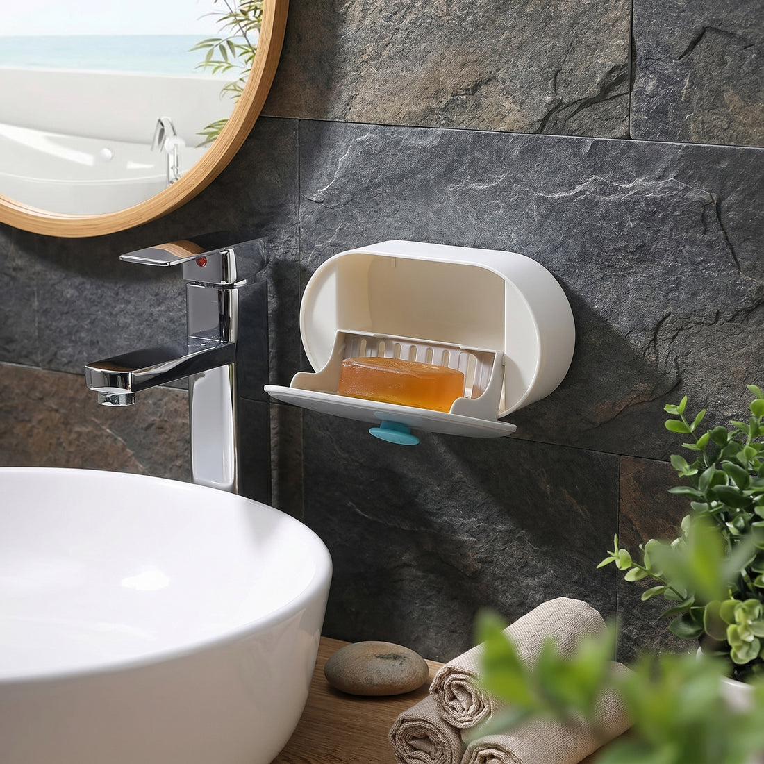 Ecoco Flip Top Soap Holder