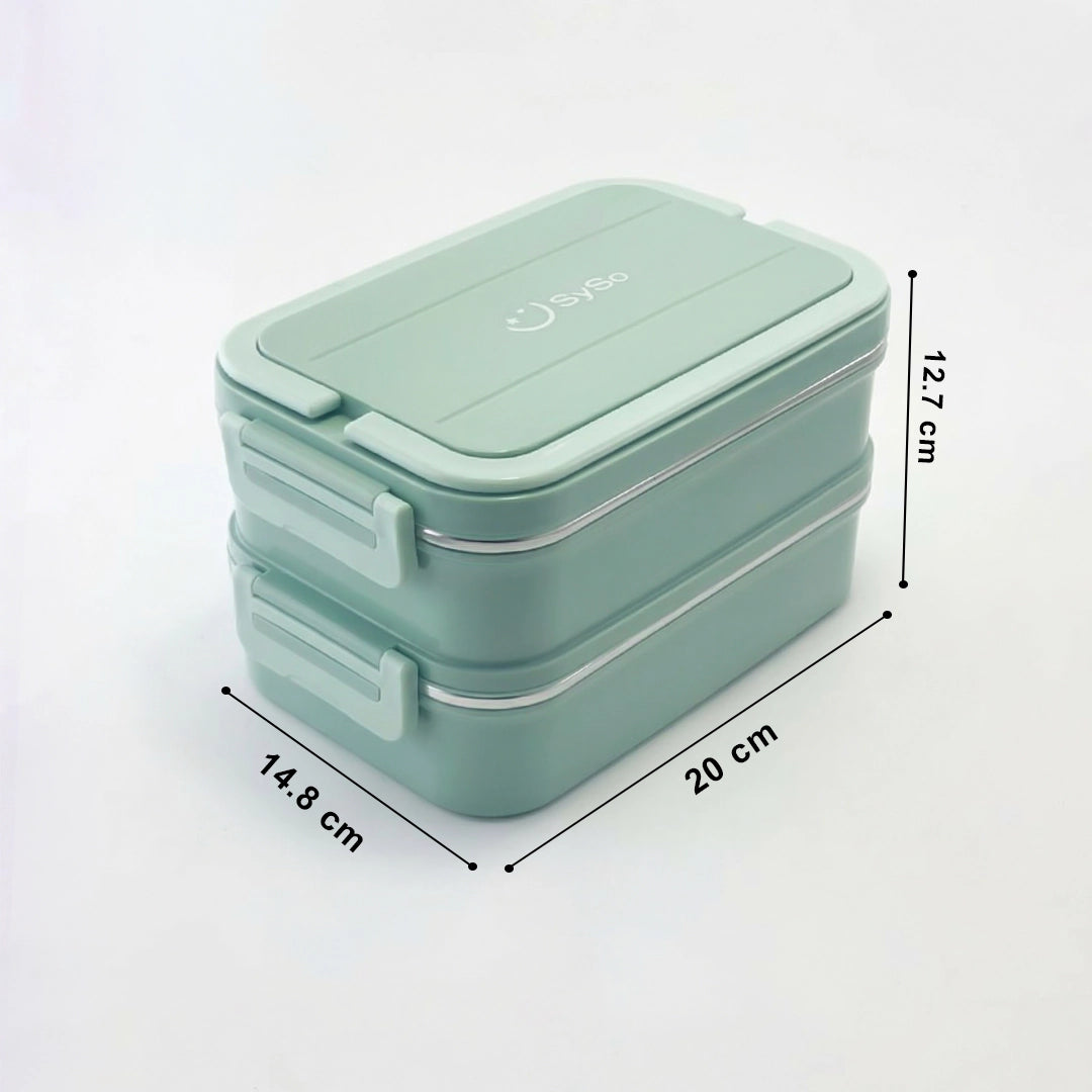 Syso Premium Double Layer Lunch Box (1650ml) – Durable & Travel-Friendly
