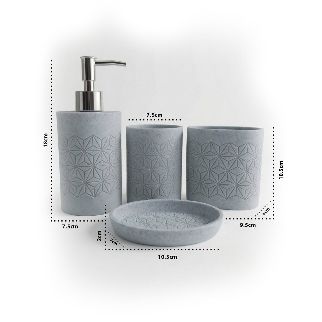 Urban Ridge Ceramic Bathroom Set