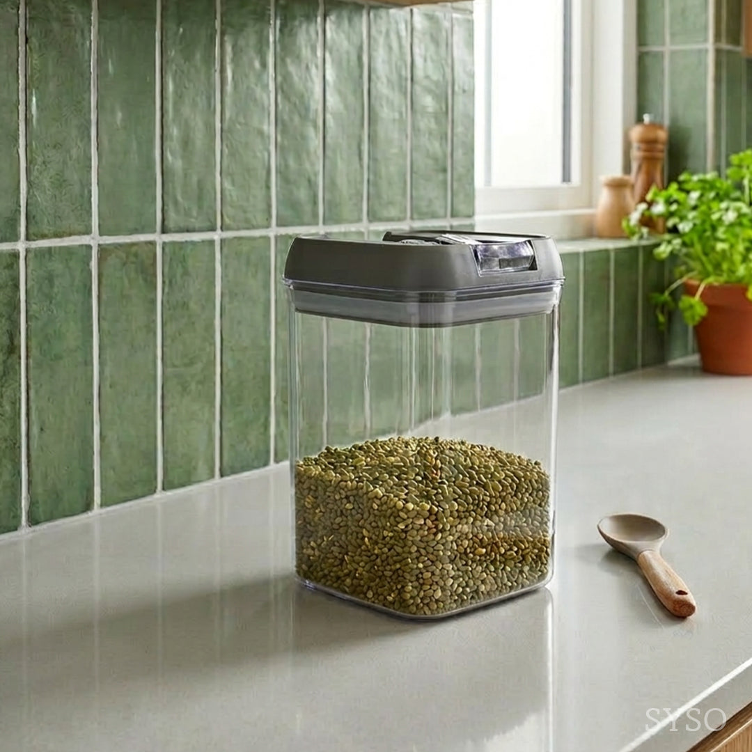 Syso Eazy Lock Airtight Food Storage Container 500ML BPA-Free Kitchen Organizer