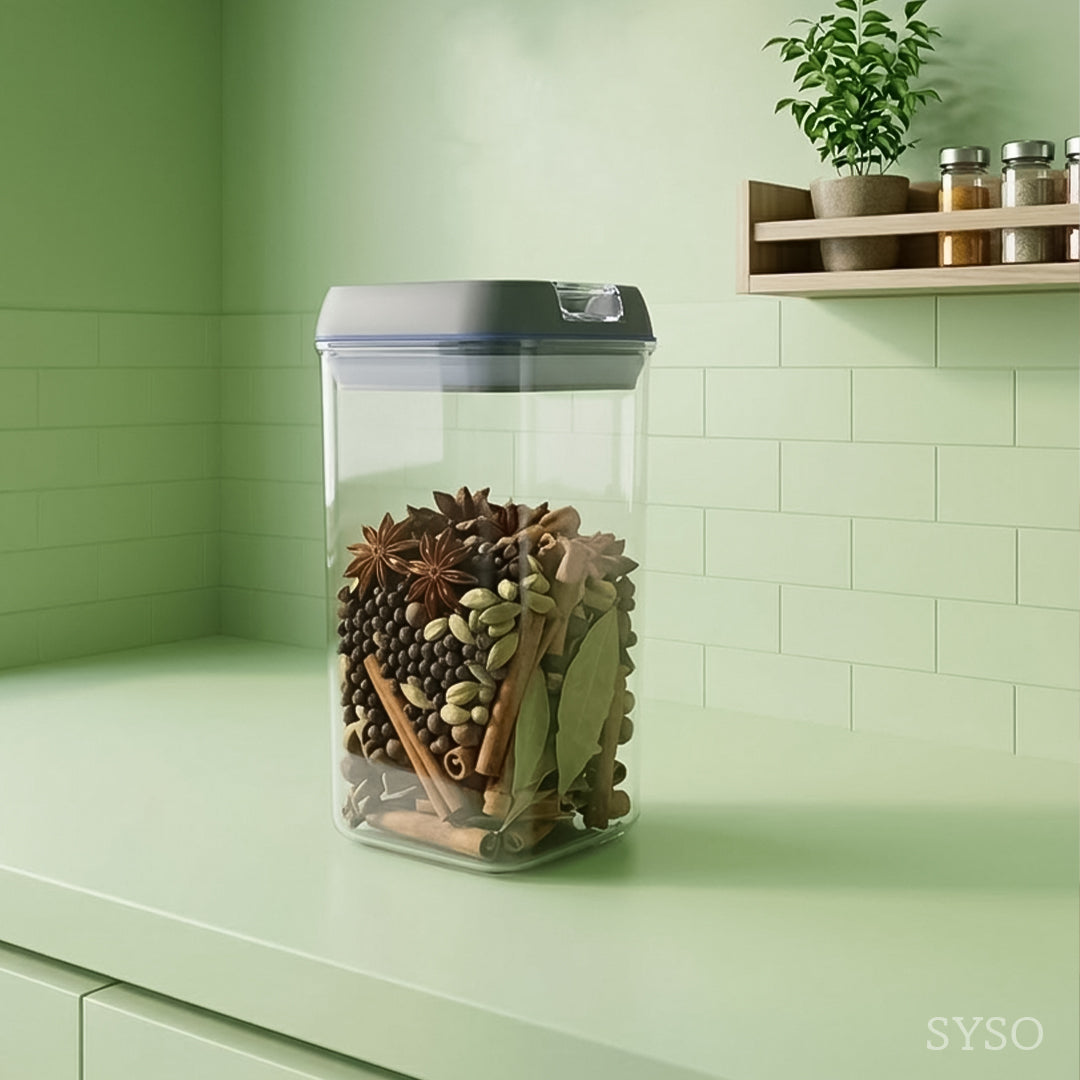 Syso Eazy Lock Airtight Food Storage Container 500ML BPA-Free Kitchen Organizer