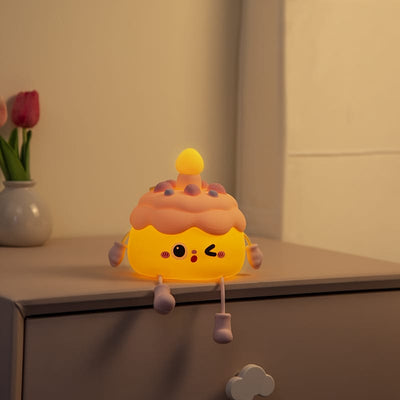 Birthday Cake Silicone Night Light