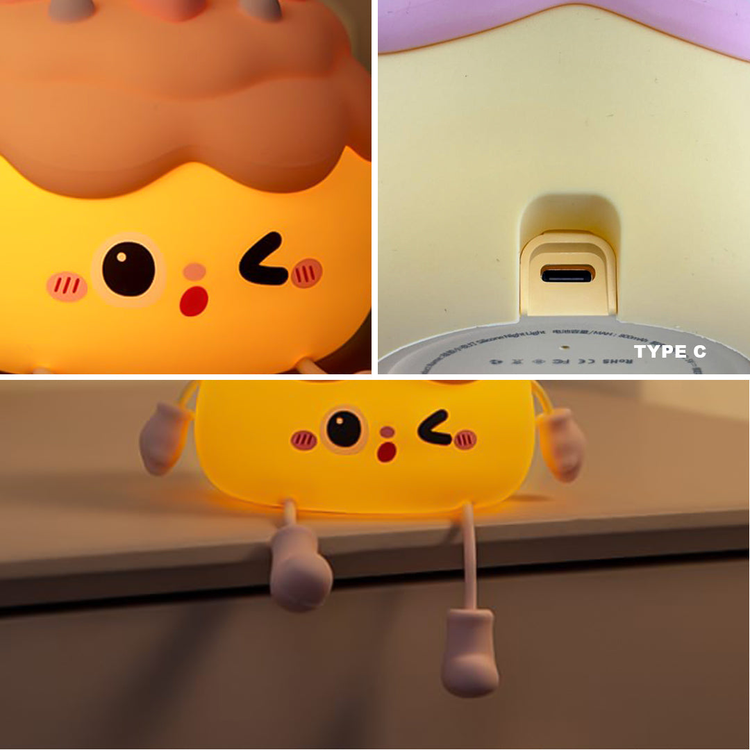 Birthday Cake Silicone Night Light