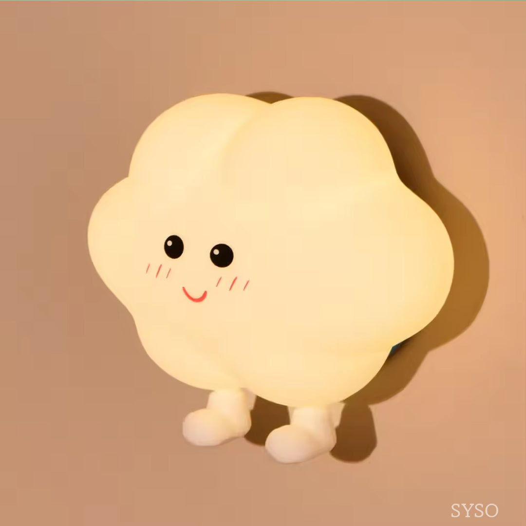 CloudGlow Silicone Night Light with Magnetic mount