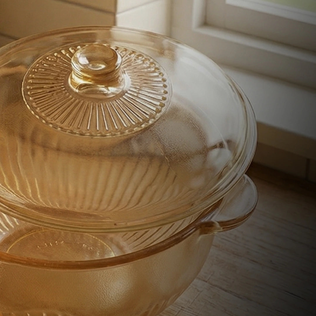 Flowing Cloud Pot with lid