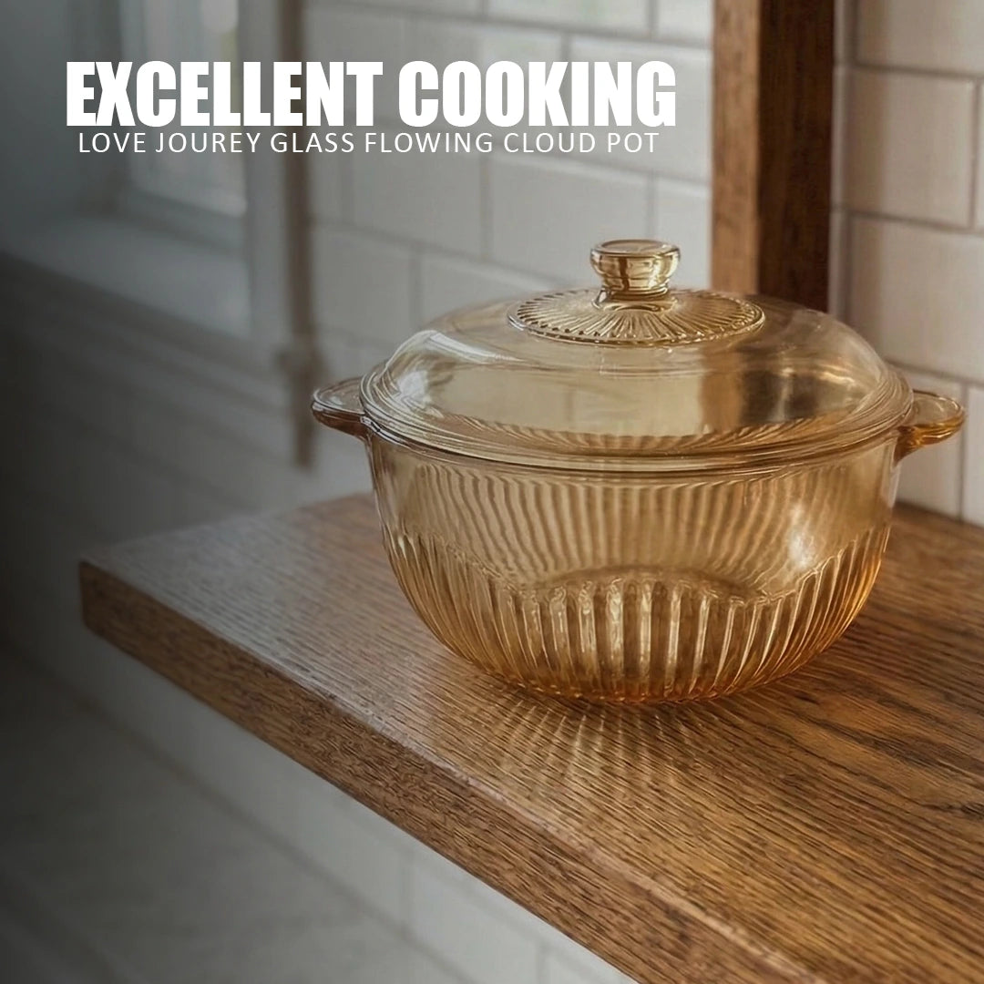 Flowing Cloud Pot with lid