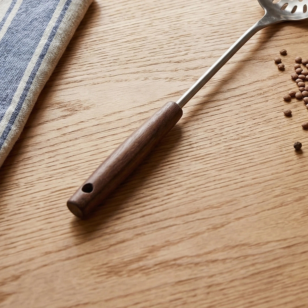 Syso Handle Stainless Steel Slotted Skimmer Spoon