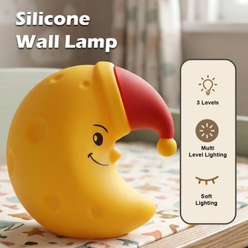 MoonGlow Silicone Night Light with Magnetic mount