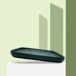 SYSO BLACK MELAMINE SQUARE PLATE