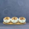 SYSO CONTAINMENT JAR WITH LIDS AND SPOON[SET OF 3]