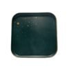 SYSO BLACK MELAMINE SQUARE PLATE