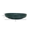 SYSO BLACK MELAMINE ROUND PLATE
