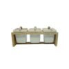 SYSO CONDIMENT JAR WITH LIDS AND SPOON(3 SET)