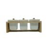 SYSO CONDIMENT JAR WITH LIDS AND SPOON(3 SET)