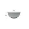 SYSO WHITE MELAMINE BOWL