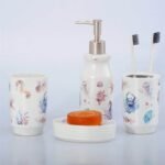 BATHROOM ACCESSORIES SET (CERAMIC)