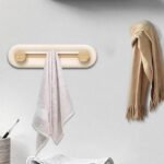 Sliding nail free hook（3hook）-Wood grain
