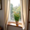 artificial flower with pot syso