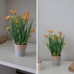 artificial flower with pot_syso