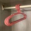 SIMPLE ADULT HANGER, 5PCSSET, RED