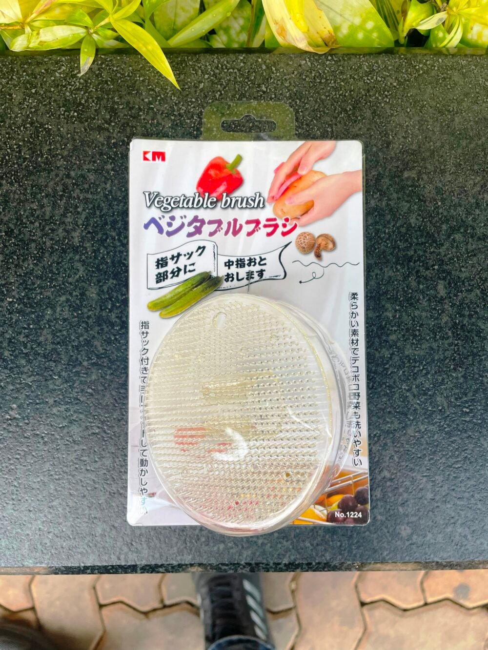 VEGETABLE OR FRUIT BRUSH