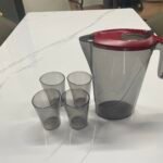 WATER JUG SET WITH 4 CUPS