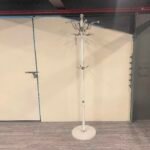 STANDING COAT RACK WHITE